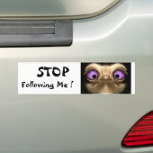 OstrichFaceCrossed Bumpersticker (Op auto)