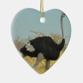 Ostrige uit voor een run keramisch ornament (Rechts)