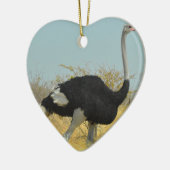 Ostrige uit voor een run keramisch ornament (Links)