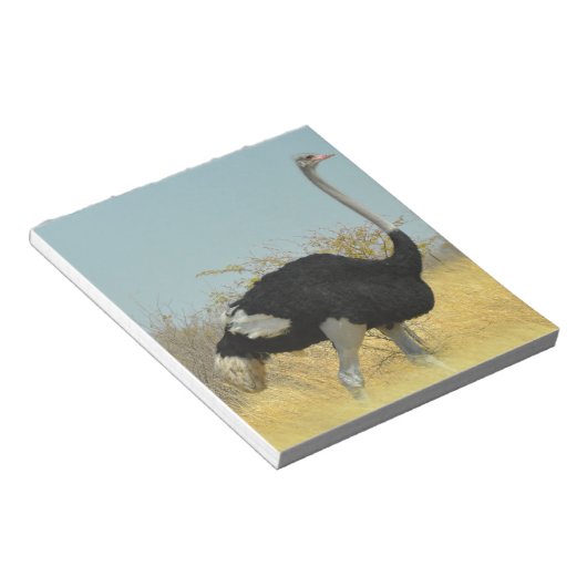 Ostrige uit voor een run notitieblok (Schuin)