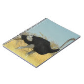 Ostrige uit voor een run notitieboek (Linkerzijde)