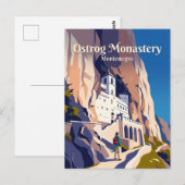 Ostrogklooster Montenegro Briefkaart (Voorkant / Achterkant)