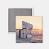 Ostsee zonsondergang magneet (Voorkant / Achterkant)