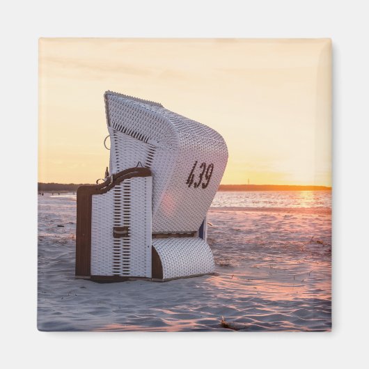 Ostsee zonsondergang magneet (Voorkant)