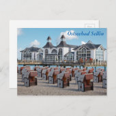 Ostseebad Sellin auf Rügen Briefkaart (Voorkant / Achterkant)