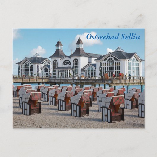 Ostseebad Sellin auf Rügen Briefkaart (Voorkant)