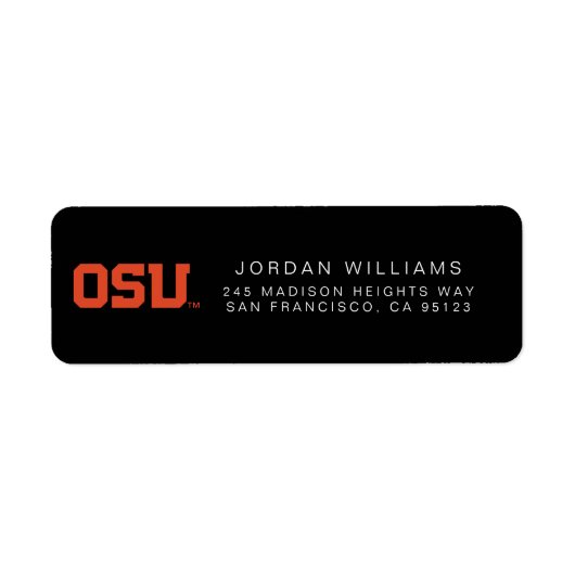 OSU ETIKET (Voorkant)