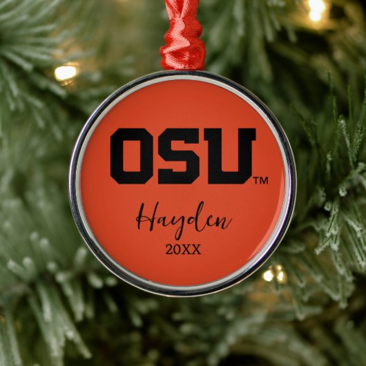 OSU METALEN ORNAMENT (Boom)