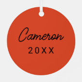 OSU METALEN ORNAMENT (Achterkant)