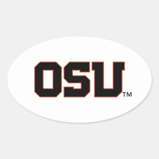 OSU OVALE STICKER (Voorkant)