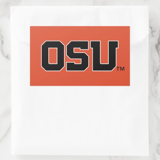 OSU RECHTHOEKIGE STICKER (Tas)