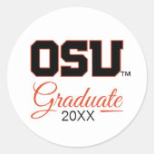 OSU RONDE STICKER (Voorkant)