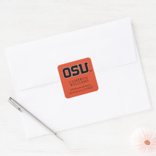 OSU VIERKANTE STICKER