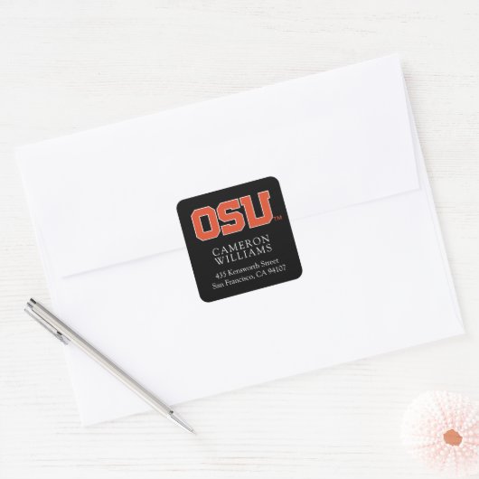 OSU VIERKANTE STICKER (Envelop)