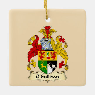 O'Sullivan Familie Wapenschild Keramische Versieri Keramisch Ornament
