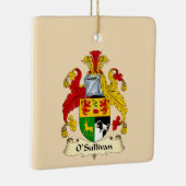O'Sullivan Family Coat of Arms Ceramic Ornament  (Rechts)