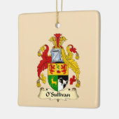 O'Sullivan Family Coat of Arms Ceramic Ornament  (Links)