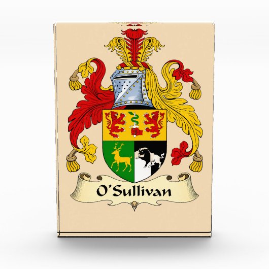 O'Sullivan Family Coat of Arms Photo Block Fotoblokken (Voorkant)