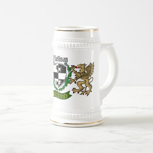 O'Sullivan/Sullivan (Beare) Irish Shield Bierpul (Voorkant rechts)