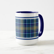 O'Sullivan Tartan Bright Blue Irish Pset