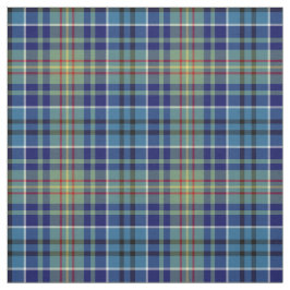 O'Sullivan Tartan Bright Blue Irish Pset Stof