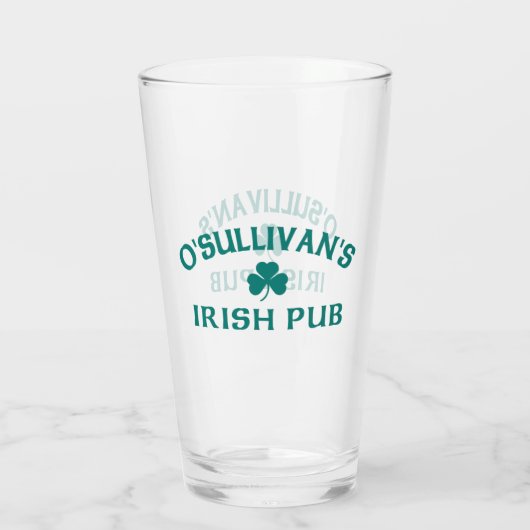 O'Sullivan's Irish Pub Glas (Achterkant)