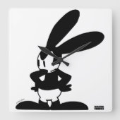 Oswald - Angry (Wet, 1927) Vierkante Klok (Voorkant)