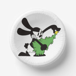 Oswald de gelukkige konijn kerstboom papieren kommen