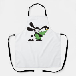 Oswald de gelukkige konijn kerstboom schort