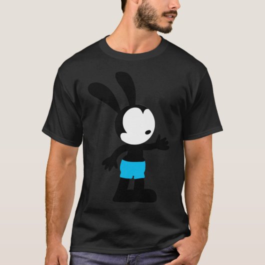 Oswald de Lucky Rabbit Classic T-Shirt (Voorkant)