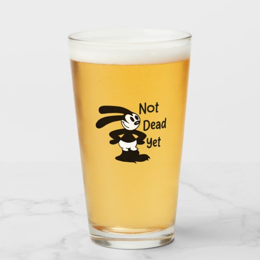 Oswald De Optimistische Filosoof Schattigee Grappi Glas (Voorkant gevuld)