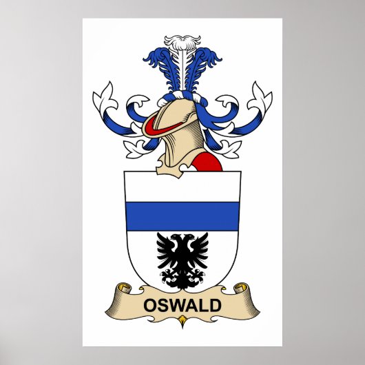 Oswald Family Crest Poster (Voorkant)