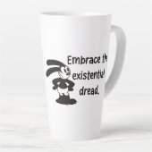 Oswald heeft gevreesd: existentiële crisis latte mok (Rechterhoek)