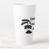 Oswald heeft gevreesd: existentiële crisis latte mok (Voorkant)