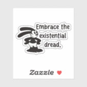 Oswald heeft gevreesd: existentiële crisis sticker (Vel)