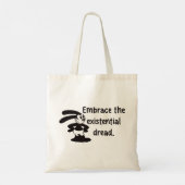 Oswald heeft gevreesd: existentiële crisis tote bag (Achterkant)