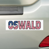 Oswald Name Vorname USA Aufkleber Sticker Auto (Op auto)