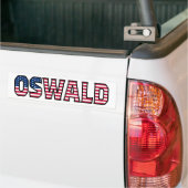 Oswald Name Vorname USA Aufkleber Sticker Auto (Op Truck)