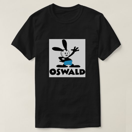 Oswald the Lucky Rabbit Tri-blend T-shirt (Design voorkant)