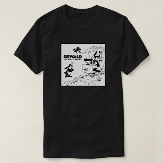 Oswald the Lucky Rabbit - Trolley Troubles T-shirt (Design voorkant)