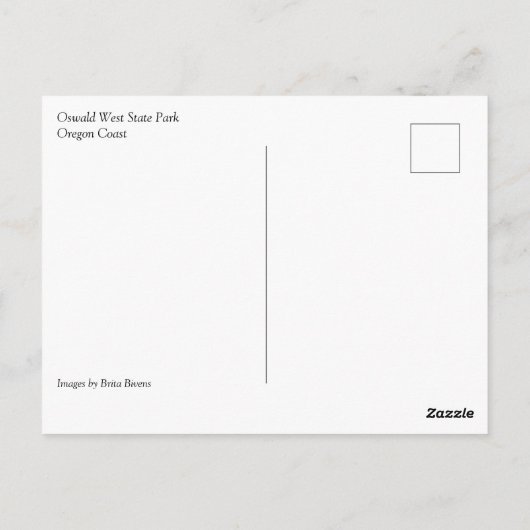 Oswald West State Park, Briefkaart Oregon (Achterkant)