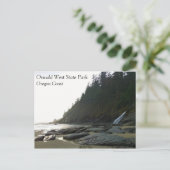 Oswald West State Park, Oregon Coast Briefkaart (Staand voorkant)