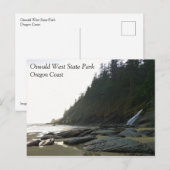Oswald West State Park, Oregon Coast Briefkaart (Voorkant / Achterkant)