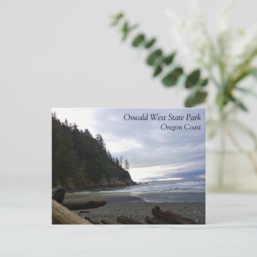 Oswald West State Park, Oregon Coast Briefkaart (Staand voorkant)