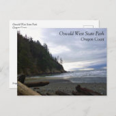 Oswald West State Park, Oregon Coast Briefkaart (Voorkant / Achterkant)