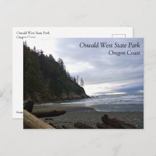 Oswald West State Park, Oregon Coast Briefkaart (Voorkant / Achterkant)