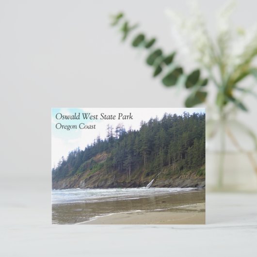 Oswald West State Park, Oregon Coast Briefkaart (Staand voorkant)