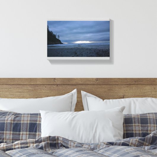 Oswald West State Park, Oregon Coast Canvas Afdruk (Insitu (Slaapkamer))