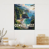 Oswald West State Park — Oregon Poster (Keuken)