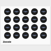 Oswego Buccaneers Hockey Ronde Sticker (Vel)